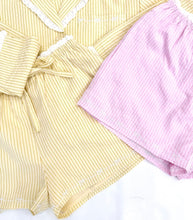 Load image into Gallery viewer, Stripe Bow Short Set
