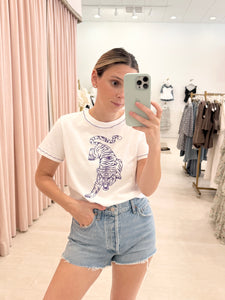 Embroidered Tiger Tee