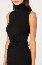 Load image into Gallery viewer, Riana Turtleneck Twist Front Dress
