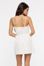 Load image into Gallery viewer, Lace Trim Mini Dress
