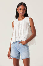 Load image into Gallery viewer, Alisa High Low Eyelet Top
