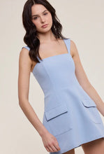 Load image into Gallery viewer, Square Neck Pocket Mini Romper
