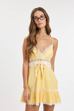 Load image into Gallery viewer, Ribbon Lace Mini Dress
