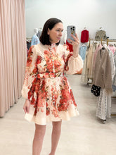 Load image into Gallery viewer, Button Down Belted Floral Mini
