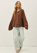 Load image into Gallery viewer, Oversized Button Down Cardigan
