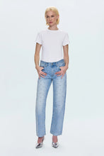 Load image into Gallery viewer, Lexi Mid Rise Bowed Straight
