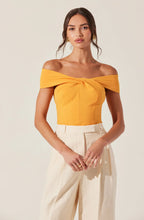Load image into Gallery viewer, Catherine Twist Off the Shoulder Top
