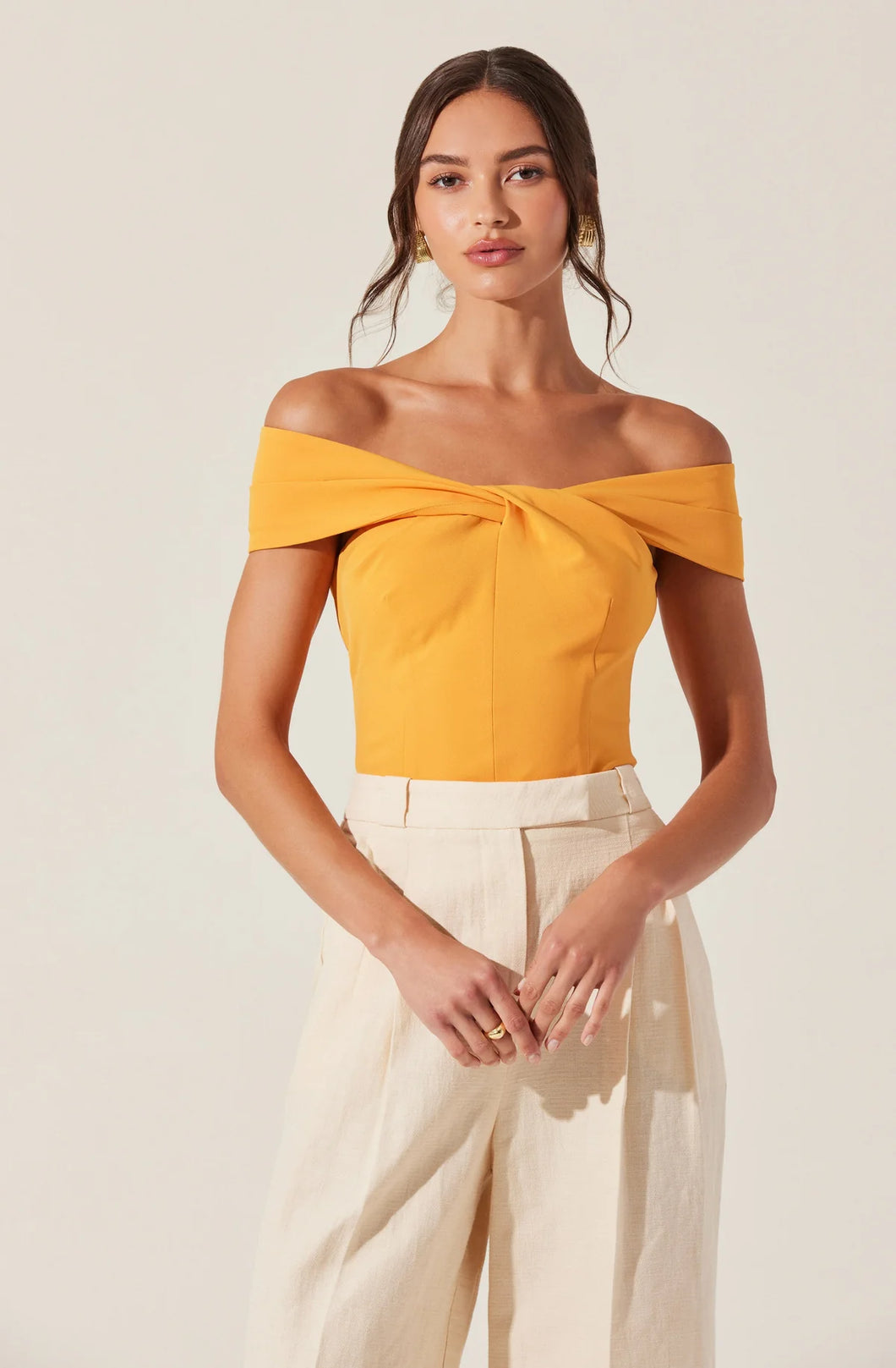 Catherine Twist Off the Shoulder Top