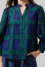 Load image into Gallery viewer, Harrisville Plaid Ima Button Up Top
