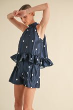 Load image into Gallery viewer, Polka Dot Halter Short Set
