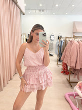 Load image into Gallery viewer, Polka Dot Smocked Skirt Set
