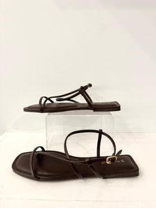 Strappy Chocolate Sandal