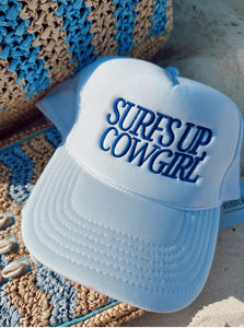 Surfs Up Cowgirl  Trucker Hat