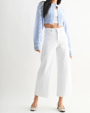Load image into Gallery viewer, Scissor Cut Wide Leg White
