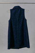 Load image into Gallery viewer, Sleeveless Button Down Denim Dress

