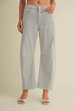 Load image into Gallery viewer, Striped Barrel Jean
