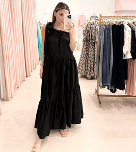 One Shoulder Tiered Maxi Dress