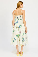 Load image into Gallery viewer, Tie Detail Scallop Hem Babydoll Top
