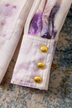 Load image into Gallery viewer, Floral Belted Long Sleeve Shirt Dress
