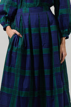 Load image into Gallery viewer, Harrisville Plaid A-Line Maxi Skirt
