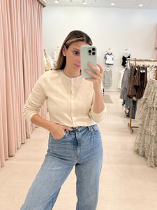 Pointelle Cardigan