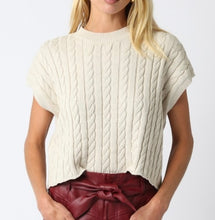 Load image into Gallery viewer, Cable Knit Sweater Top
