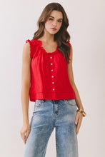 Load image into Gallery viewer, Button Front Tank Top
