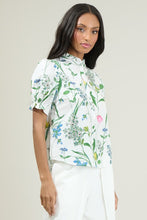 Load image into Gallery viewer, Garden Floral Puff Sleeve Top
