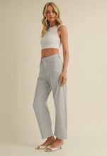 Load image into Gallery viewer, Striped Barrel Jean
