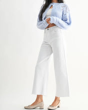 Load image into Gallery viewer, Scissor Cut Wide Leg White
