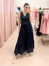 Load image into Gallery viewer, Front Tie Denim Top
