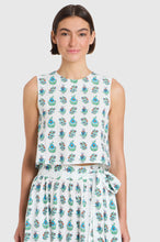 Load image into Gallery viewer, Crop Top Beach Sprigs
