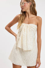 Load image into Gallery viewer, Twisted Bow Sequin Swing Dress
