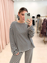 Load image into Gallery viewer, Oversized Stripe T Shirt
