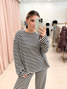 Oversized Stripe T Shirt