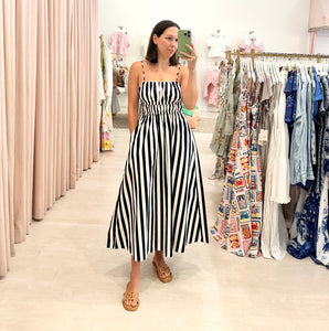 Striped Sleeveless Maxi