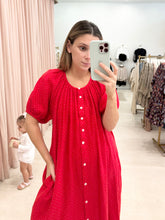Load image into Gallery viewer, Gauze Puff Sleeve Maxi Dress
