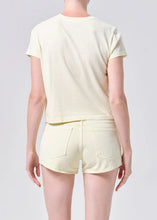 Load image into Gallery viewer, Adine Shrunken Tee Lemon Drop
