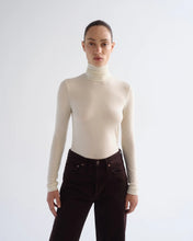 Load image into Gallery viewer, Pascale Turtleneck in Oat Milk
