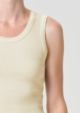 Load image into Gallery viewer, Shrunken Poppy Tank in Lemon Drop
