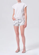 Load image into Gallery viewer, Bryce Cap Sleeve Tee in Bone
