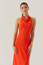Load image into Gallery viewer, Dalisay Cowl Neck Halter Dress
