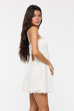 Load image into Gallery viewer, Lace Trim Mini Dress
