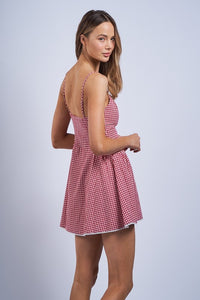 Gingham Mini Dress