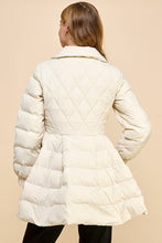 Load image into Gallery viewer, Puffer Mini Dress Jacket
