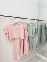 Load image into Gallery viewer, Crop Top Midi Skirt Set
