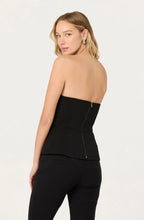 Load image into Gallery viewer, Annemarie Strapless Button Detail Top
