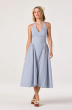 Load image into Gallery viewer, Meana Gingham Halter Midi Dress
