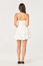 Load image into Gallery viewer, Tionna Bow-Detail Apron Neck Bubble Mini Dress
