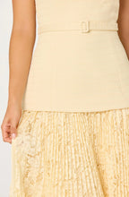Load image into Gallery viewer, Caitlin Mixed Media Tweed Maxi Dress
